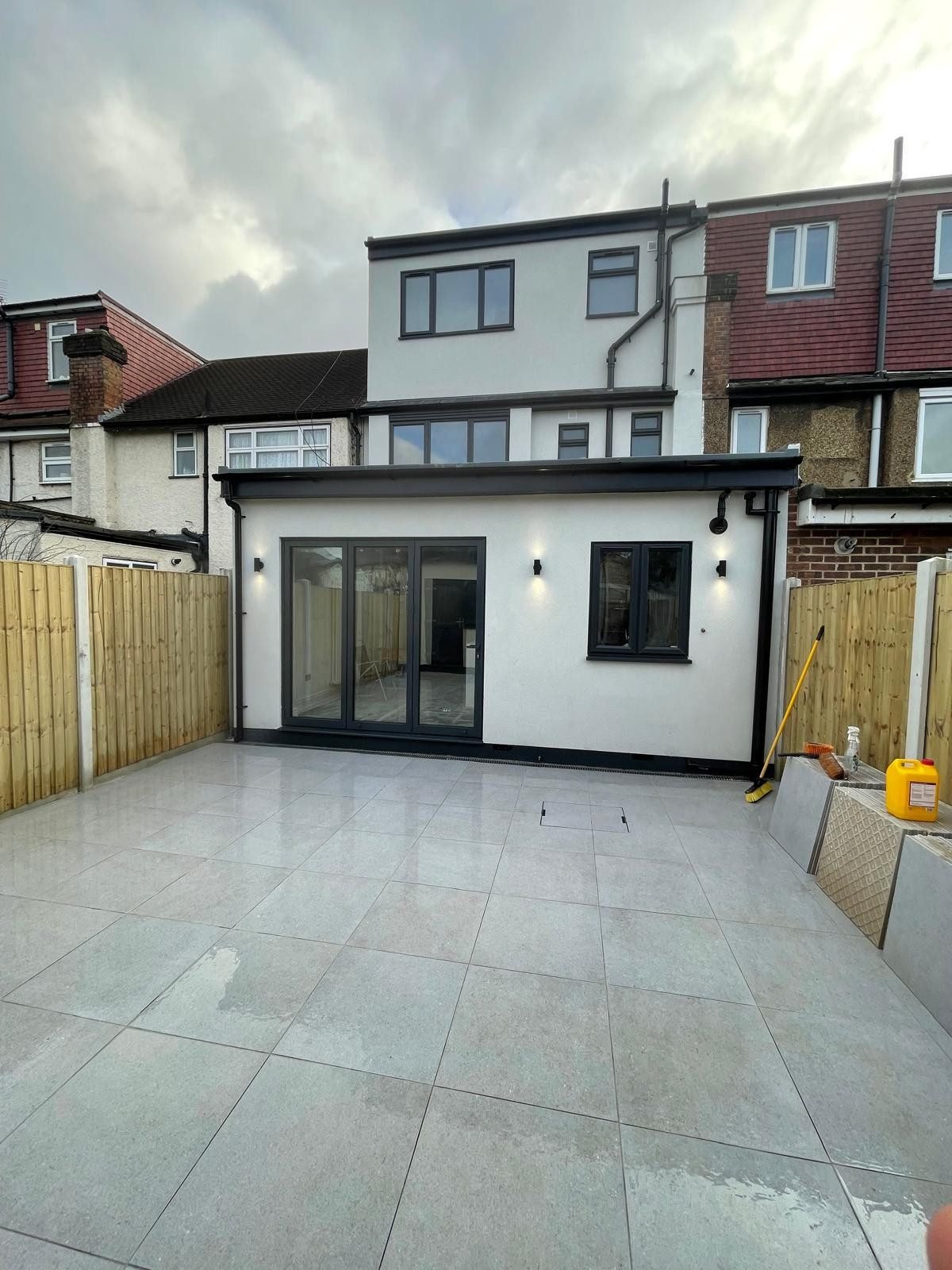 Rear extension finished on a West London home