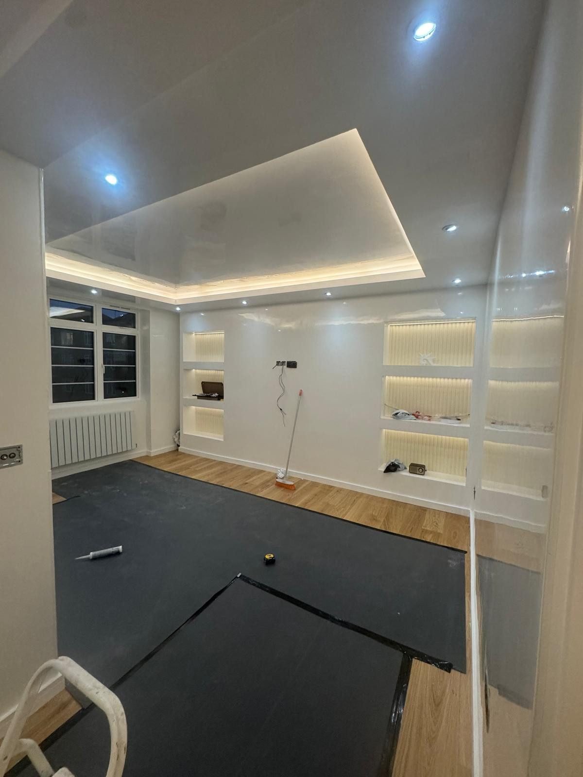 Finished interiors